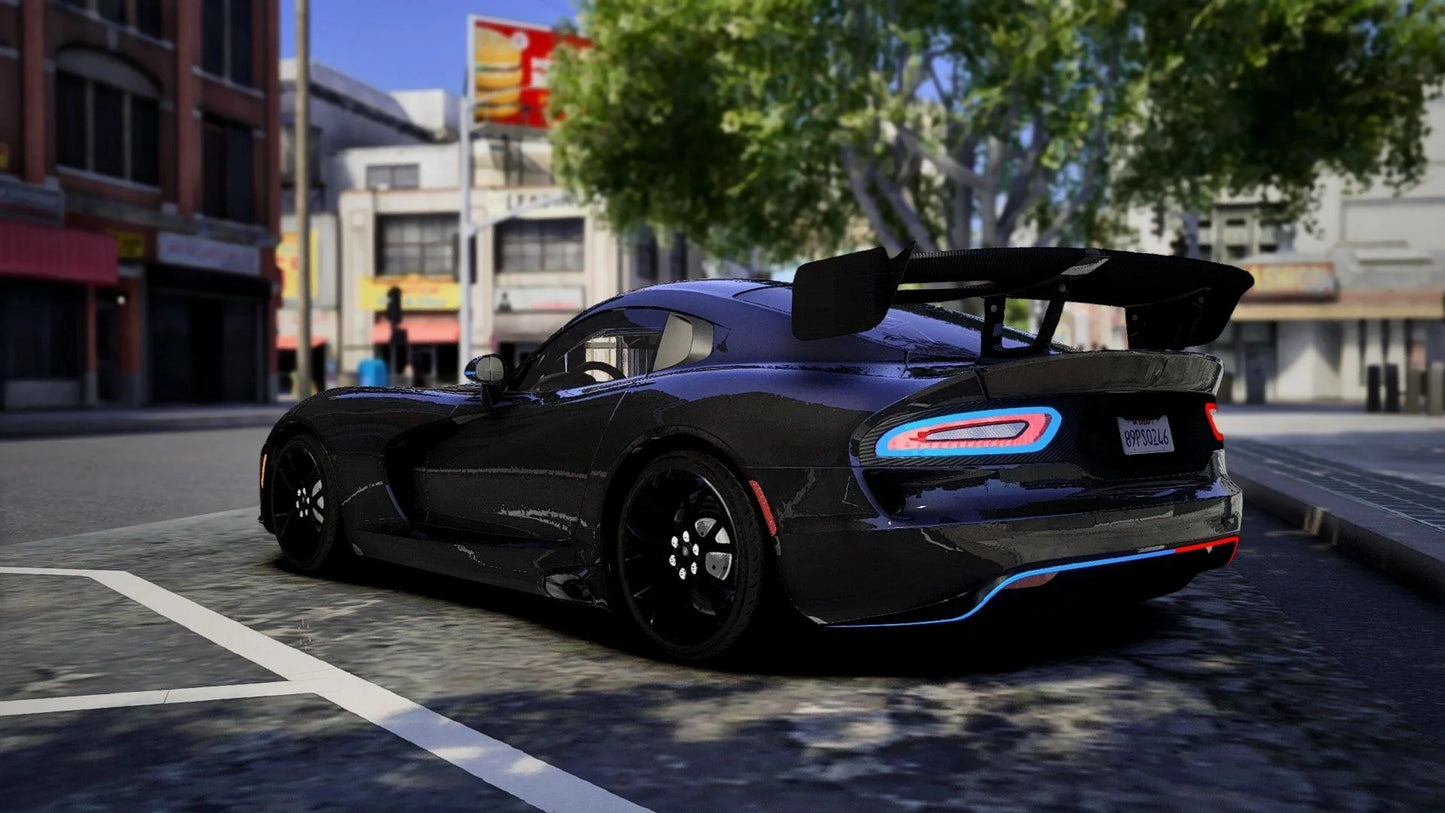 (Debadged) 2016 Dodge Viper SRT ACR LEO PD Modern Lights | NM