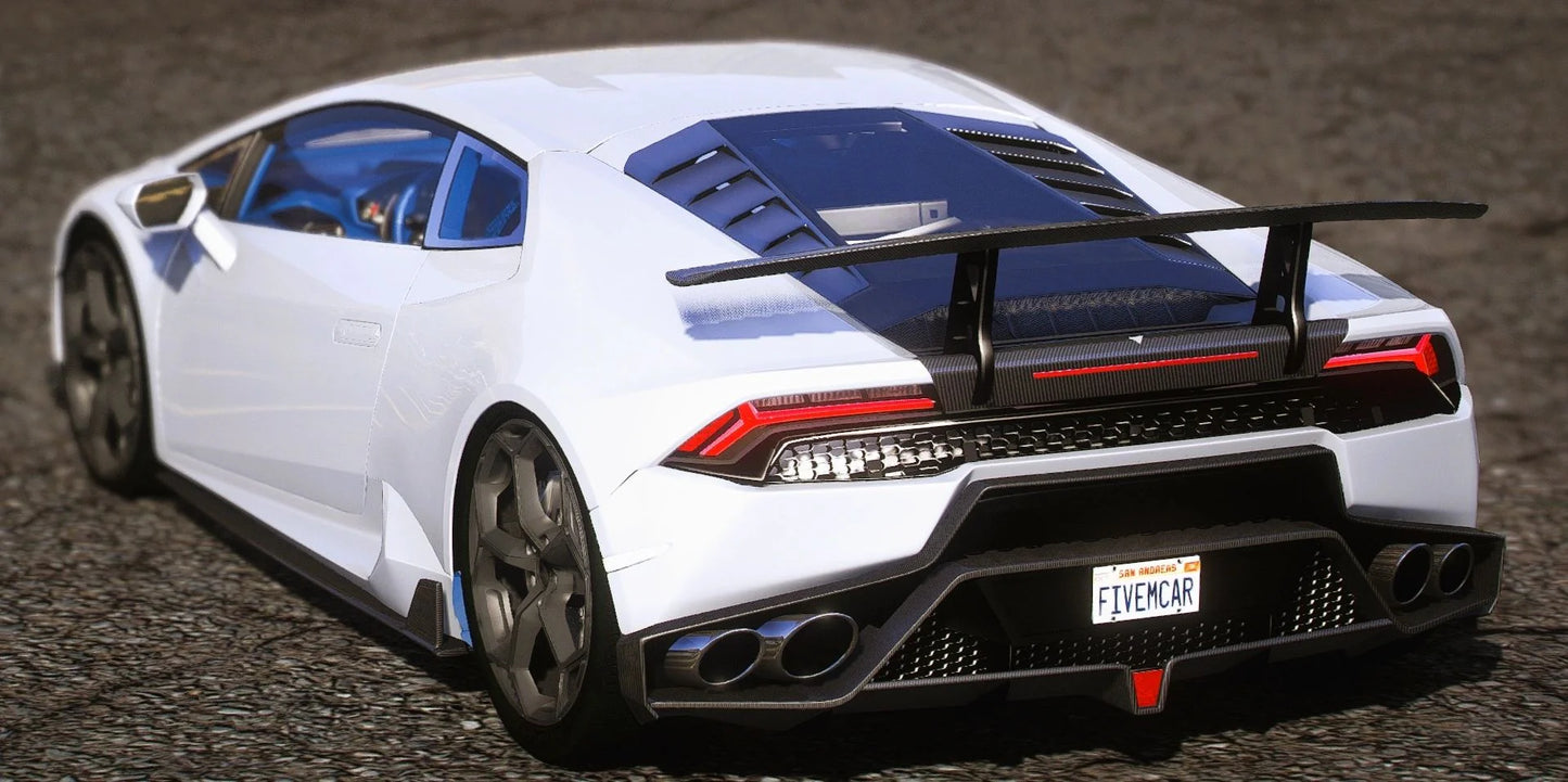 (Debadged) 2015 Lamborghini Huracan LP610-4 Carbon Fiber CMST | 4K Customs