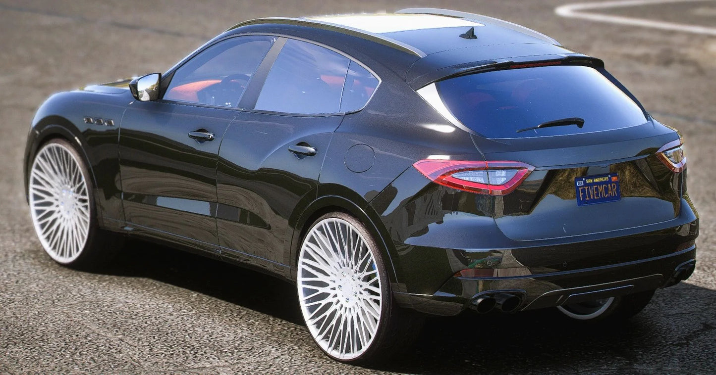 (Debadged) 2019 Maserati Levante S Blacked On Forgiatos | Bleed