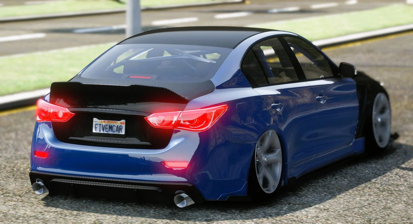 (Debadged) 2014 Infiniti Q50 | Underground Customs