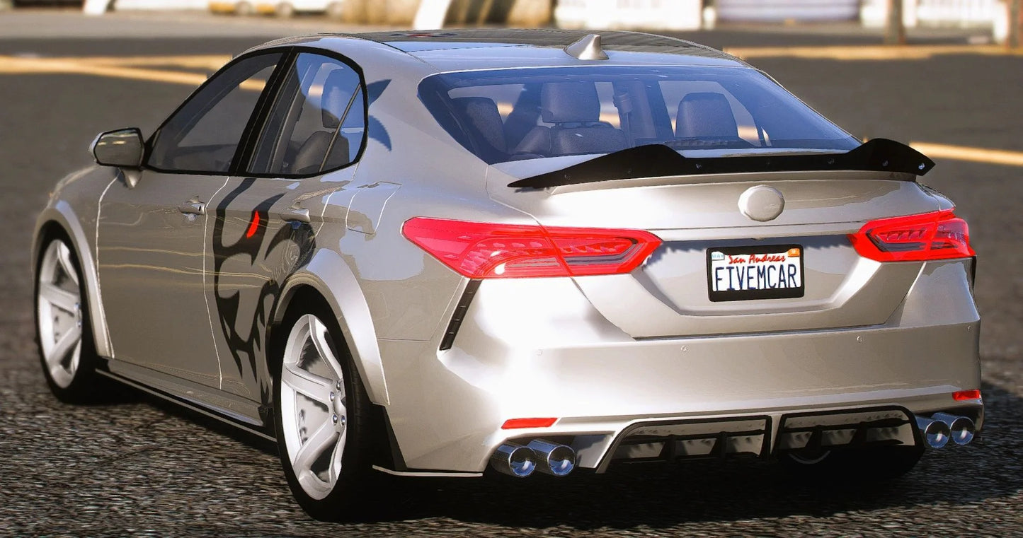 (Debadged) 2018 Toyota Camry Hellcat | Playa Customs