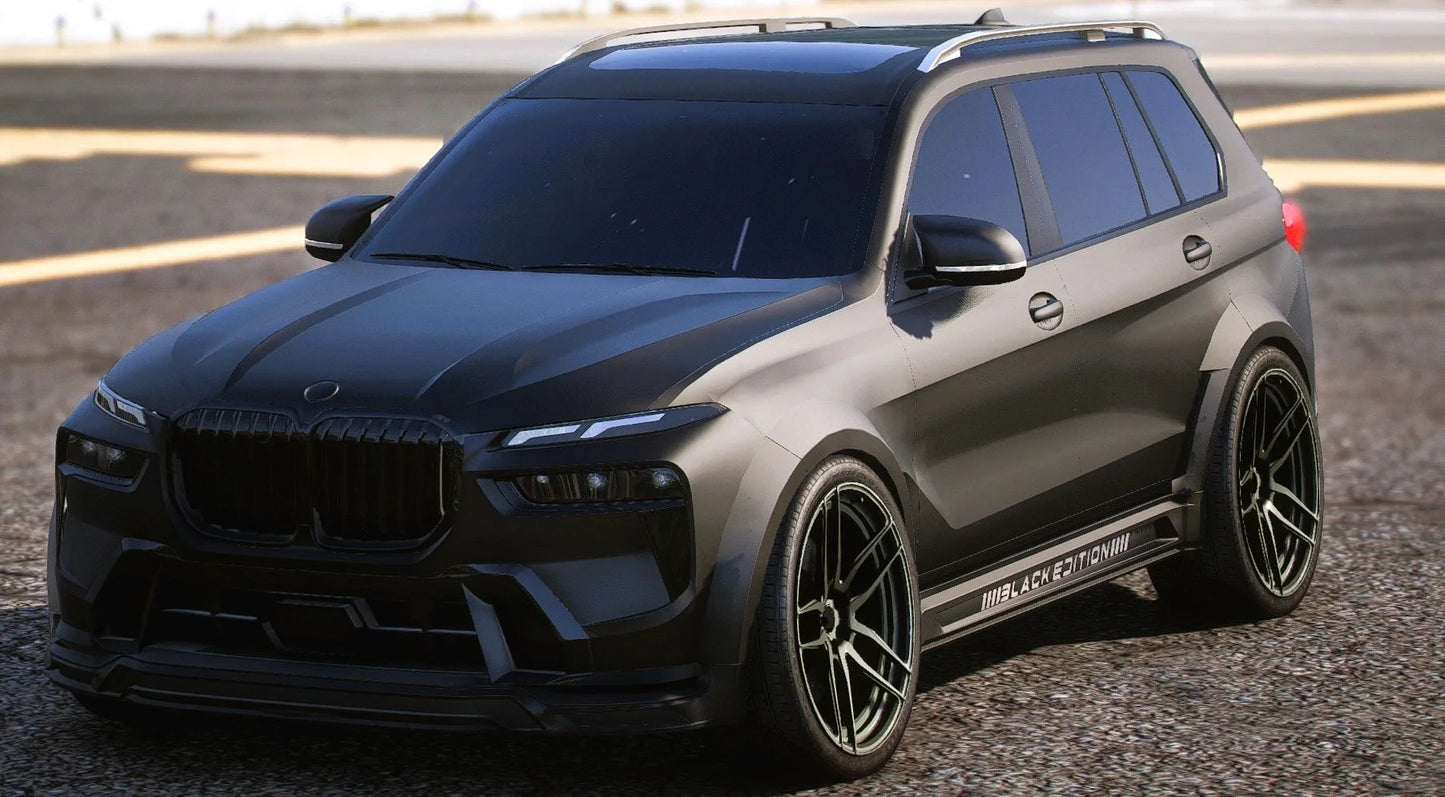 (Debadged) 2023 BLACK EDITED BMW X7 | Lazly CTR