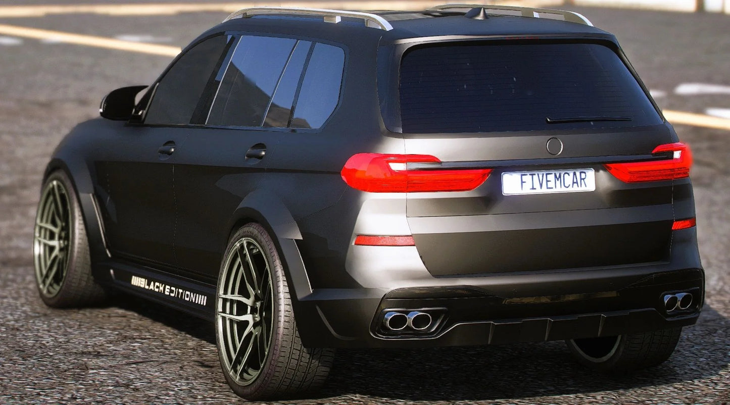 (Debadged) 2023 BLACK EDITED BMW X7 | Lazly CTR