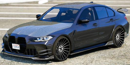 (Debadged) 2021 BMW M3 Hamann Custom | D. ICY Customs