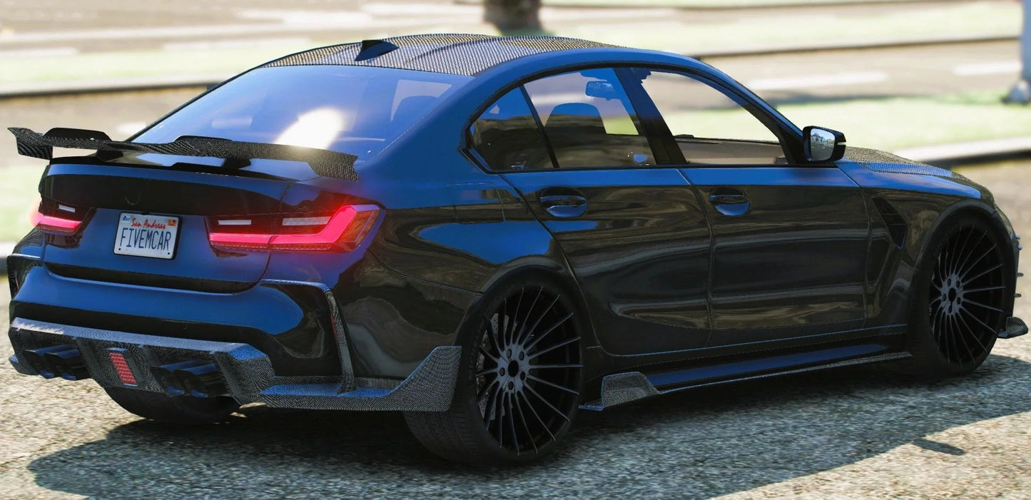 (Debadged) 2021 BMW M3 Hamann Custom | D. ICY Customs