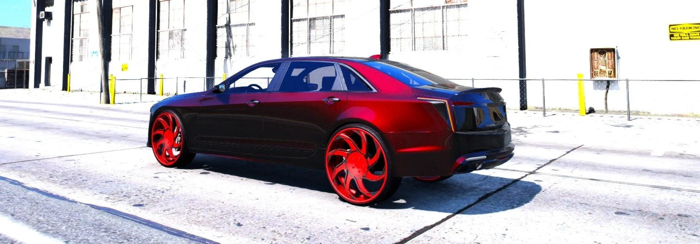 (Debadged) 2023 Cadillac CT6 V-Sport Blackwing on Corleone Forged | Bleed