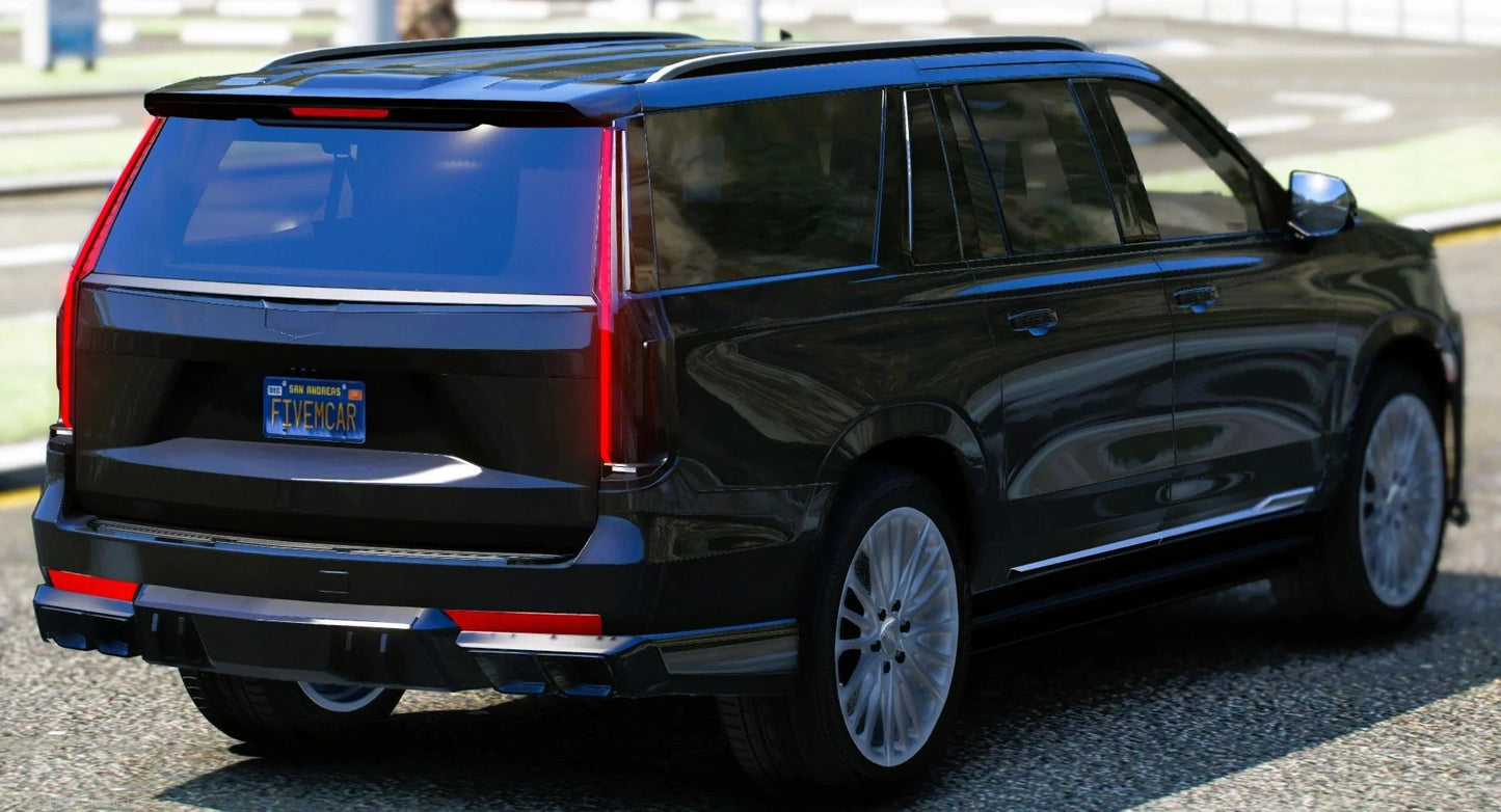 (Debadged) 2023 Cadillac Escalade V-Sport 6 Seater Slider | Bleed