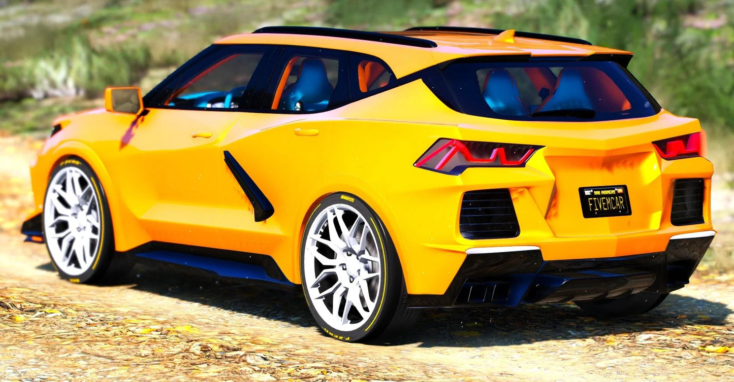 (Debadged) 2025 Chevy Corvette C8 Devil Ray | Bleed
