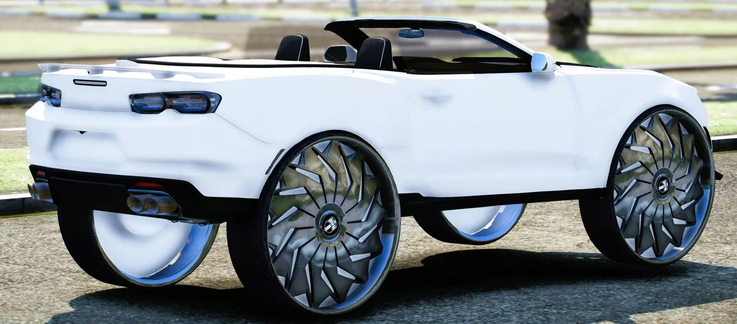 (Debadged) 2021 Camaro ZL1 drop on Dub Floaters | LilBuddyCustoms