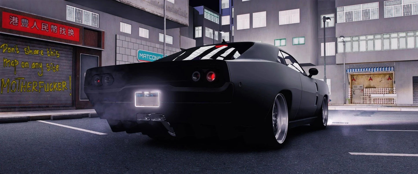 (Debadged) 2022 Dodge Challenger Retro Mod (5 Seater) | Underground Customs