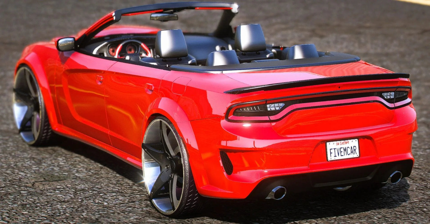 (Debadged) 2021 Dodge Charger SRT Hellcat Convertible On Forgiatos | Bleed