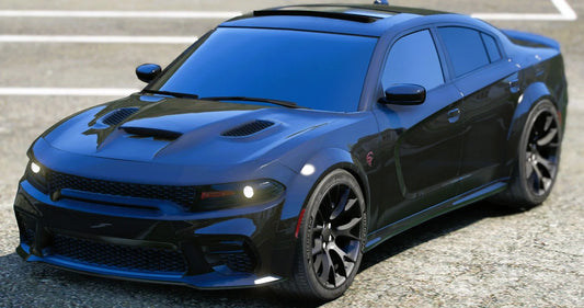 (Debadged) 2021 Dodge Charger Hellcat Redeye Whiteout (Animated Windows) | 4K Customs