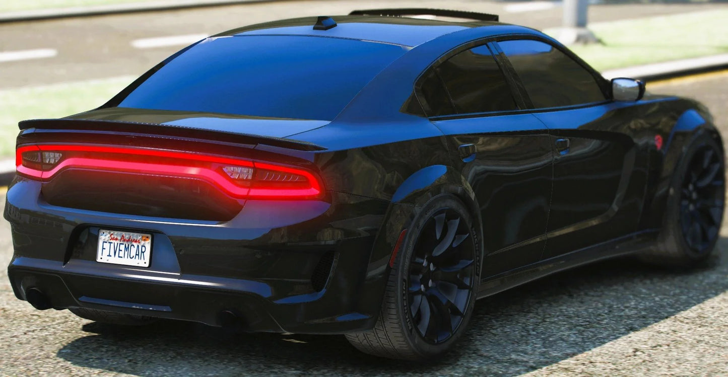 (Debadged) 2021 Dodge Charger Hellcat Redeye Whiteout (Animated Windows) | 4K Customs