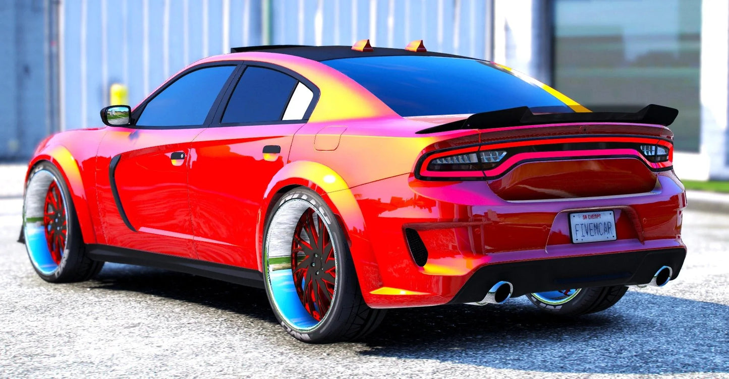 (Debadged) 2022 Dodge Charger Hellstinger Widebody (Animated Sunroof) | 4K Customs