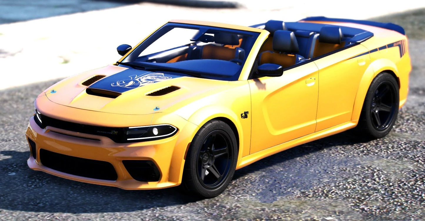 (Debadged) 2023 Dodge Charger SRT Superbee Convertible Widebody Last Call | Bleed