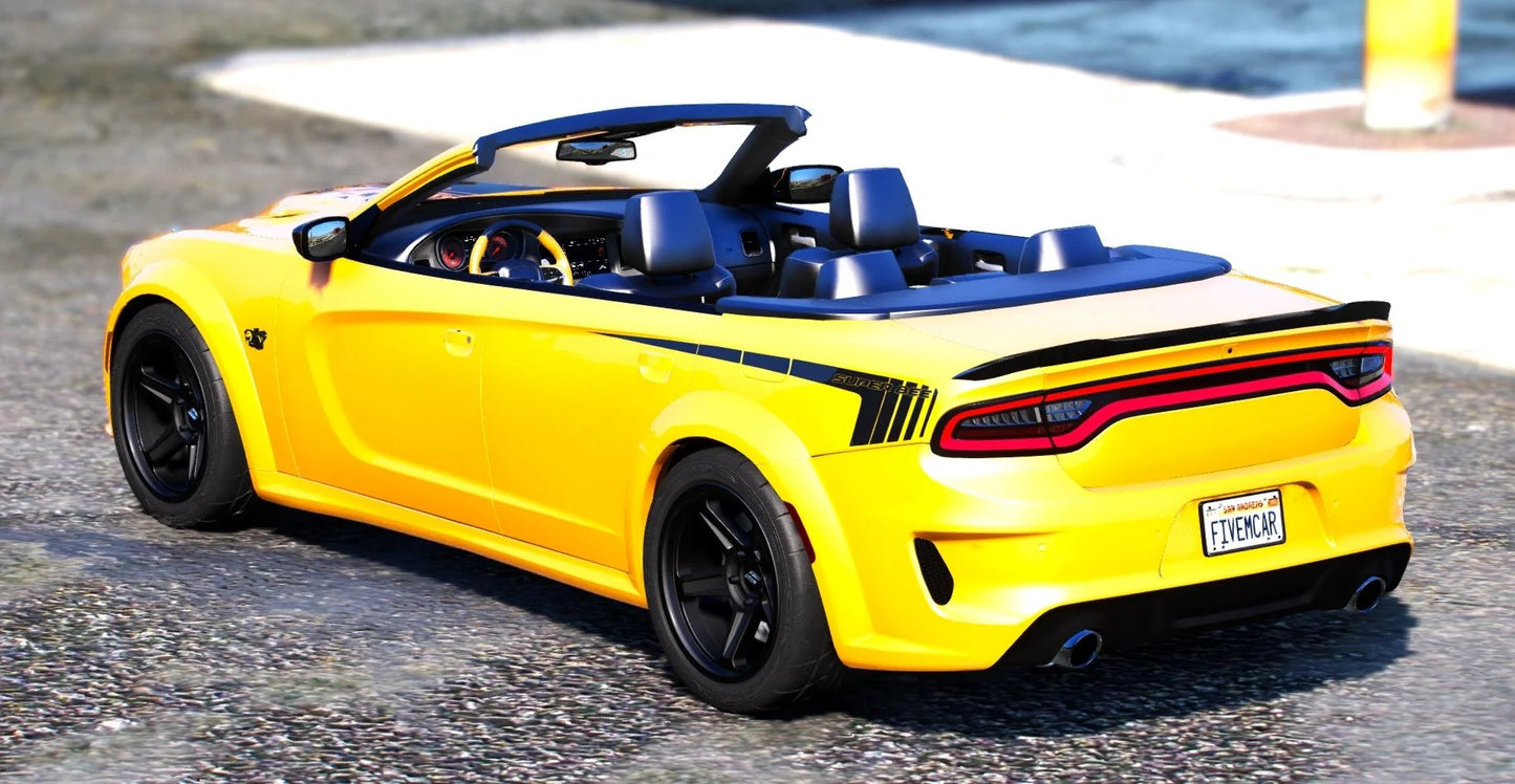 (Debadged) 2023 Dodge Charger SRT Superbee Convertible Widebody Last Call | Bleed