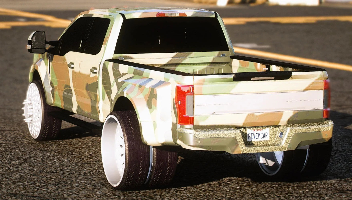 (Debadged) 2020 Ford F350 Dually on Coreleone Forged | Bleed