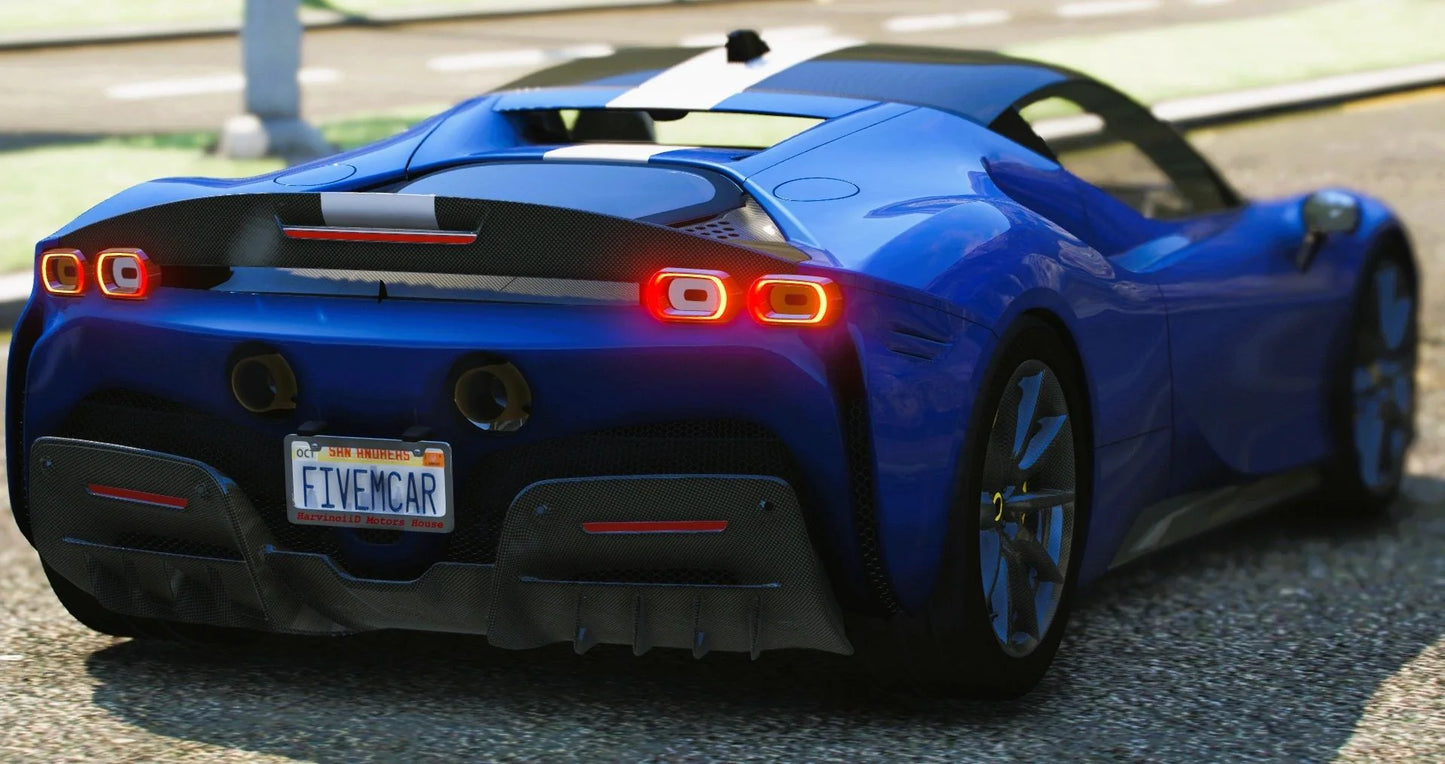 (Debadged) 2021 Ferrari SF90 Stradale Assetto Fiorano | HarvinoiiD