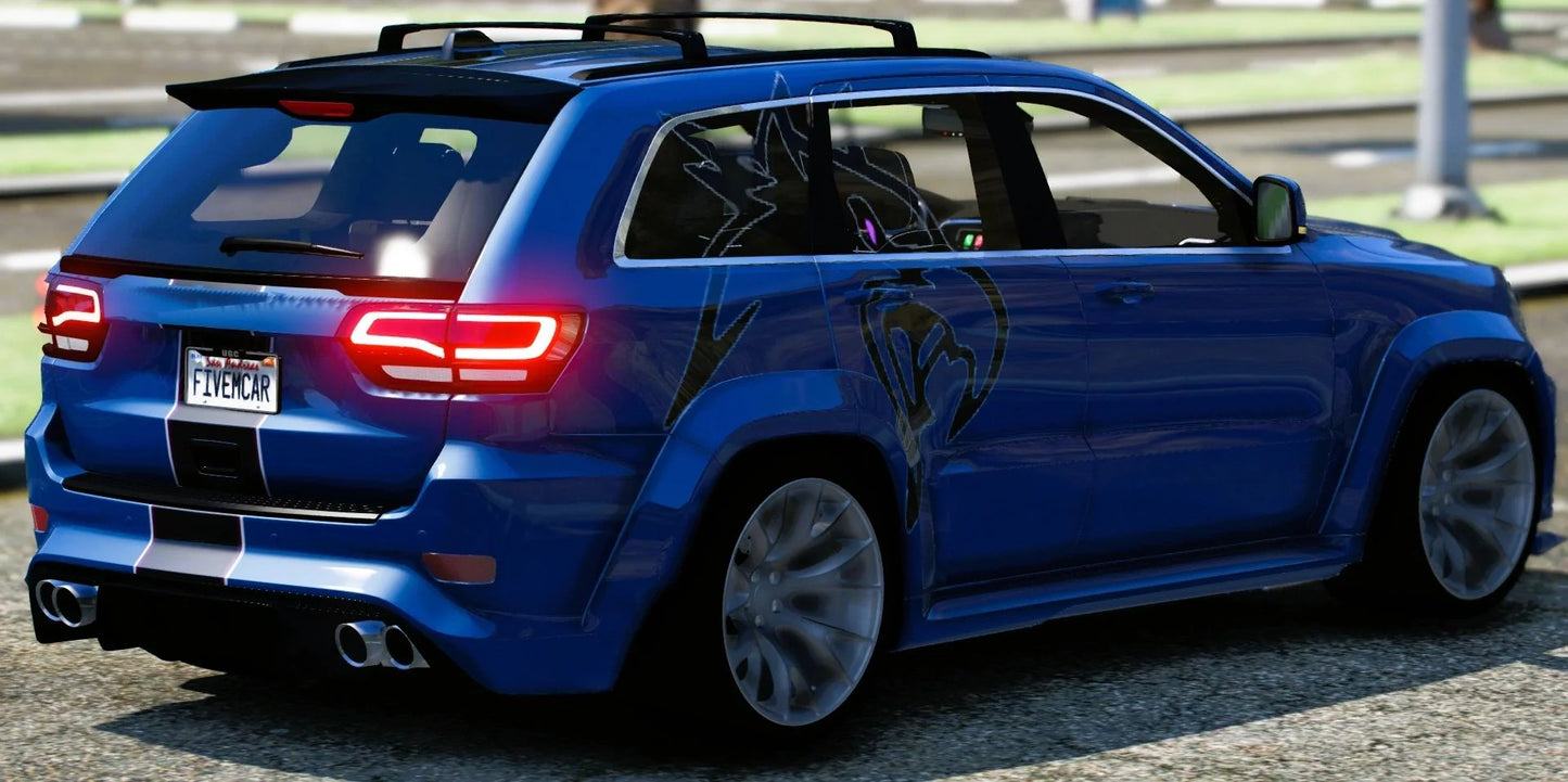 (Debadged) 2021 Jeep Trackhawk Pappiiq Replica | Underground Customs