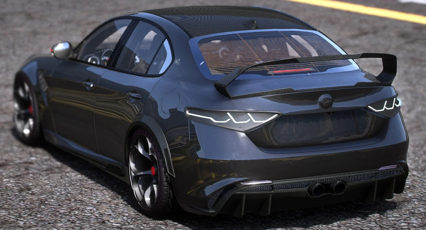 (Debadged) 2023 Alfa Romeo Giulia Quadrifoglio | WMAC