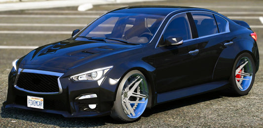 (Debadged) 2023 Infiniti Q50 Red Sport Widebody GTR Nismo Swap | 4K Customs