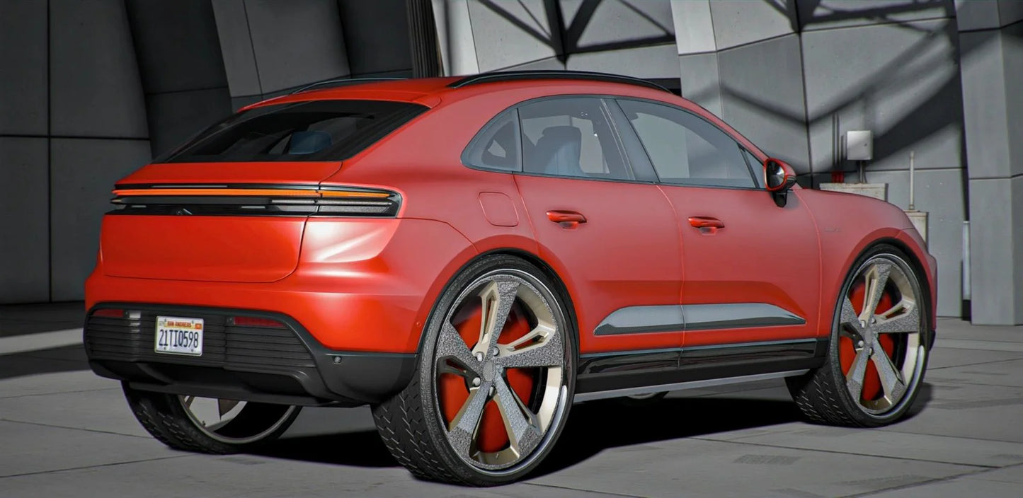 (Debadged) 2024 Porsche Macan Donk on Floaters | Kleesman