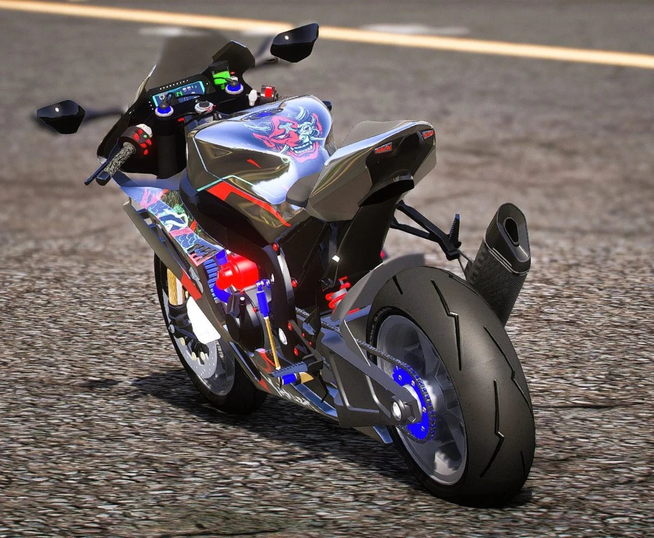 (Debadged) 2023 YAKUZA CBR 1000 RRR | Elite Shifters