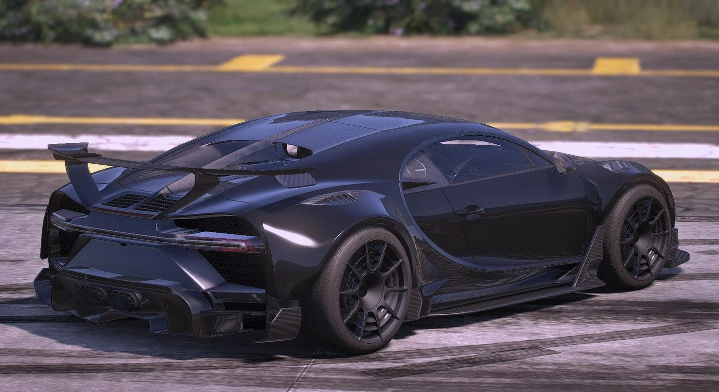 (Debadged) Bugatti Chiron Pur Sport Widebody | LXuSa