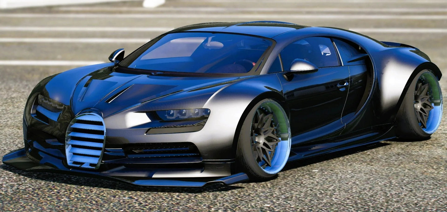 (Debadged) Bugatti Chiron Widebody Carbon Widebody Erych Twin Turbo Edition | Tora