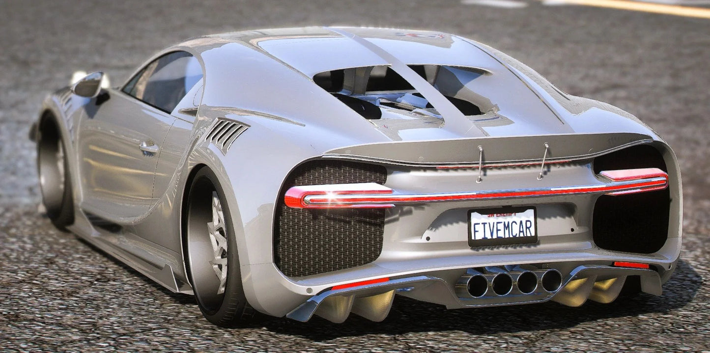 (Debadged) Bugatti Chiron Widebody Show Edition | Tora