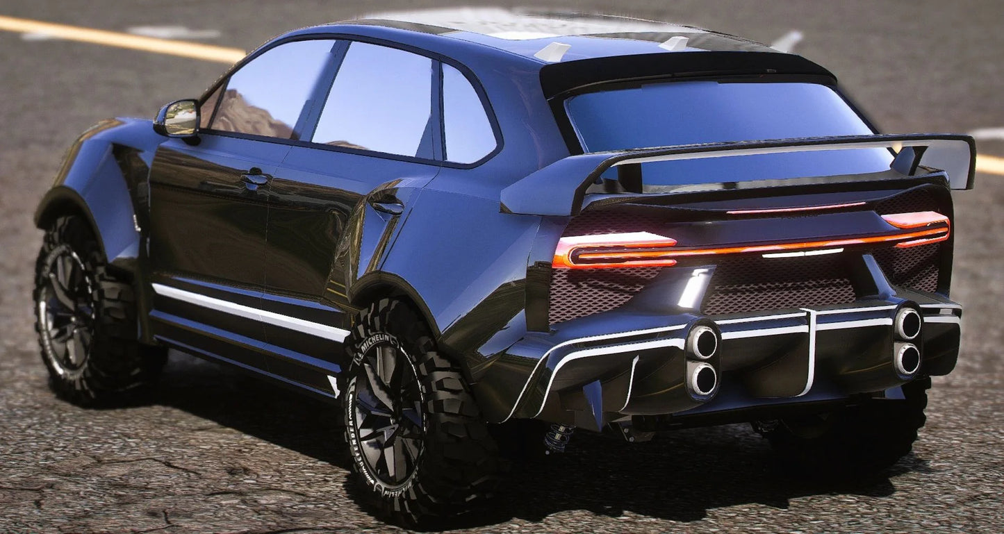 (Debadged) Bugatti SK1 SUV Offroad Concepts (2 Liveries) | Sawz Ink