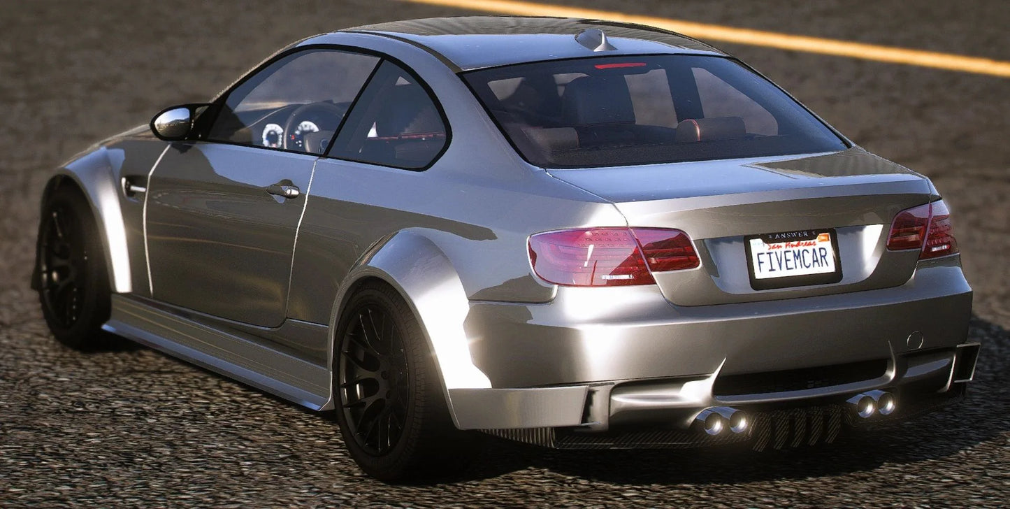 (Debadged) BMW M3 E92 Prior Design (Animated Lights) | Zeed