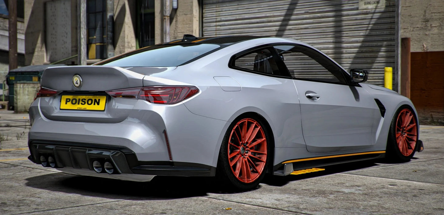 (Debadged) BMW M4 Manhart with Custom Props | Elite Shifters