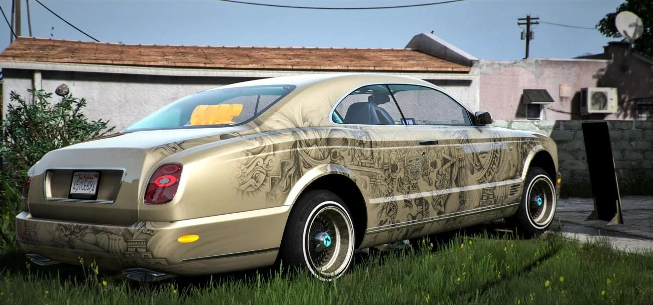(Debadged) Bentley Brooklands Lowrider | Owl Frost
