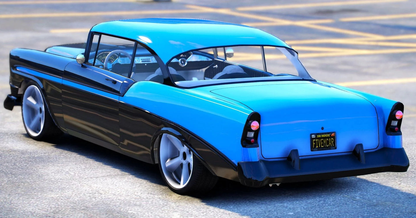 (Debadged) Chevy Belair 1956 | OWL Frost