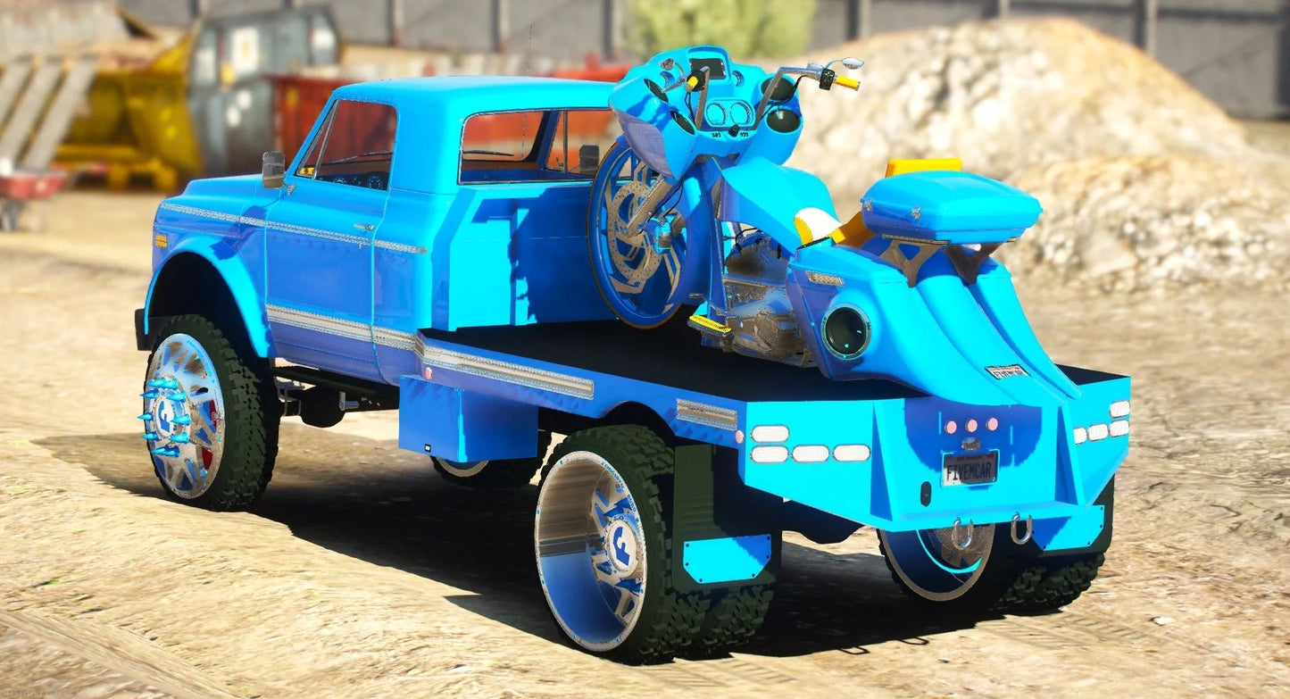 (Debadged) Chevy C40 SINGLE MEGACAB FLATBED | GG