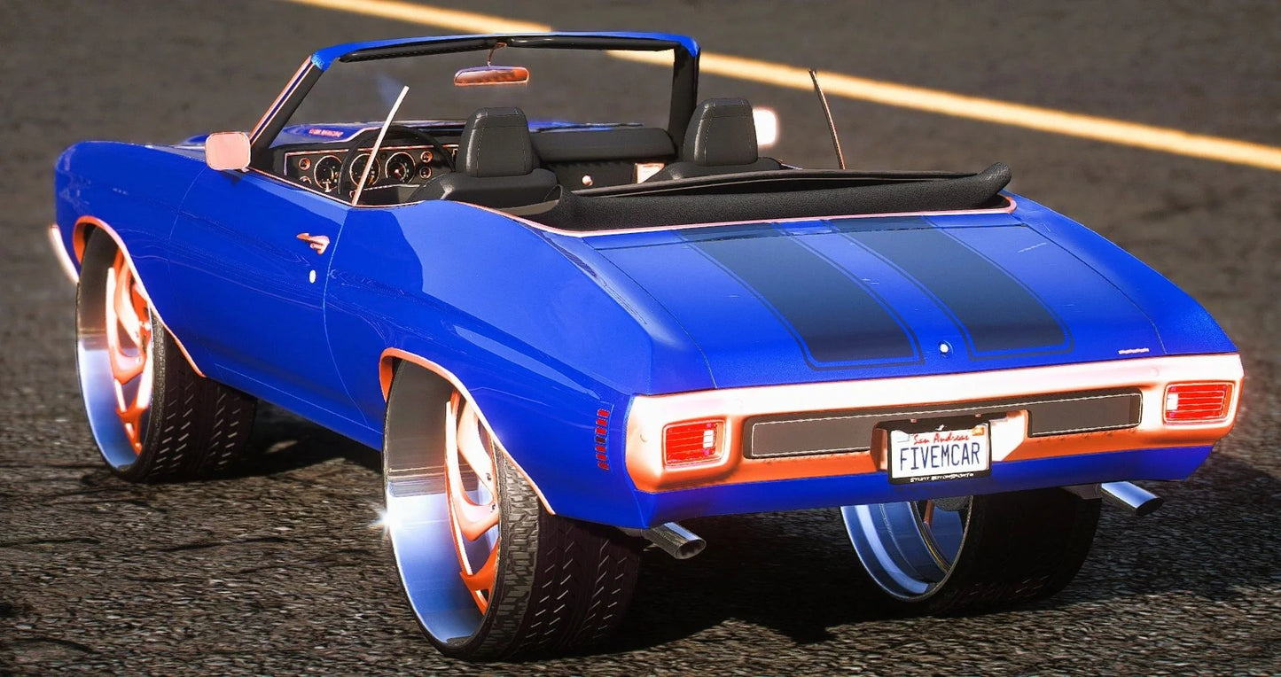 (Debadged) Chevy Chevelle SS On Glo Forged Rims | GF Garage