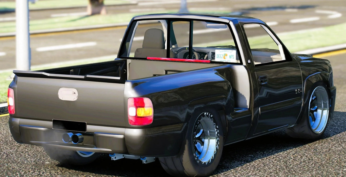 (Debadged) Chevy Cheyenne SS Drag | Pluto Customs