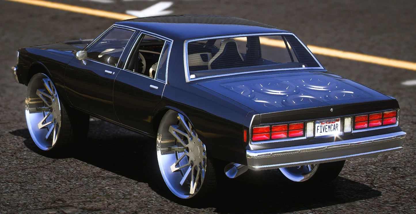 (Debadged) Chevy Caprise HellcatBox Donk 6 Seater Slider | A1 Customs