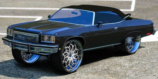 (Debadged) Chevy Caprice Vert 1975 Donk | H3C Customs