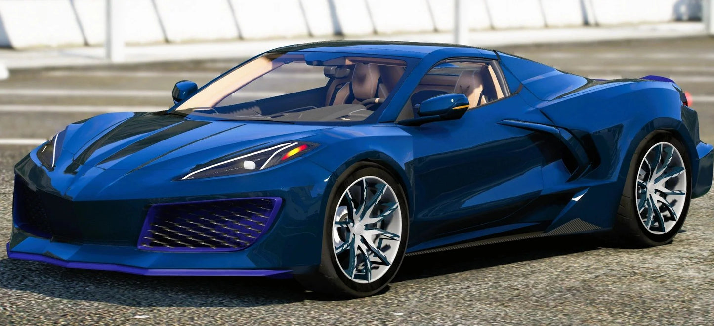 (Debadged) Chevrolet Corvette C8 Widebody Mister | LAxuuR