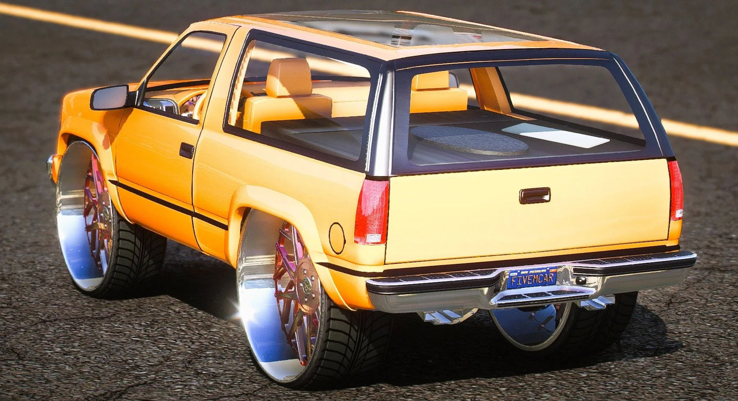 (Debadged) Chevy Tahoe 2DR Donk | Ismackzi