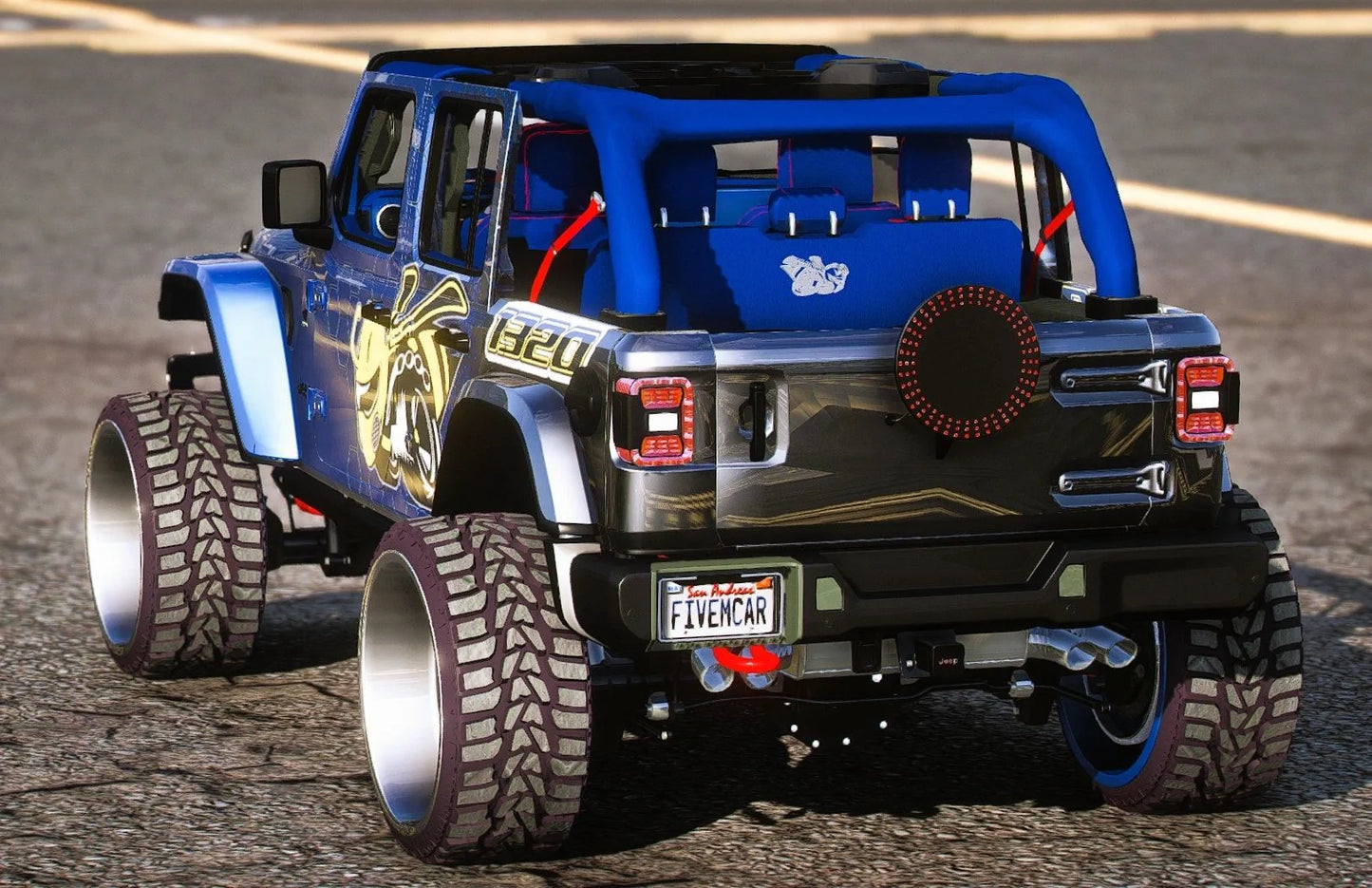 (Debadged) Custom 1320 Scatpack Jeep Rubicon 4x4 On Forgiatos Rims | PN Customs