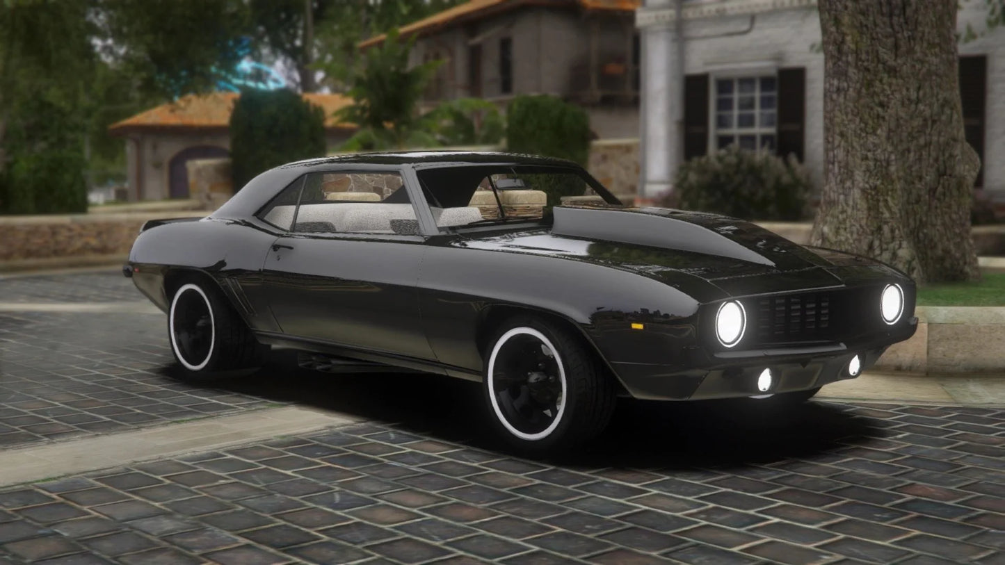 (Debadged) Customs 1969 Camaro SS Nascar V8 | Freebo