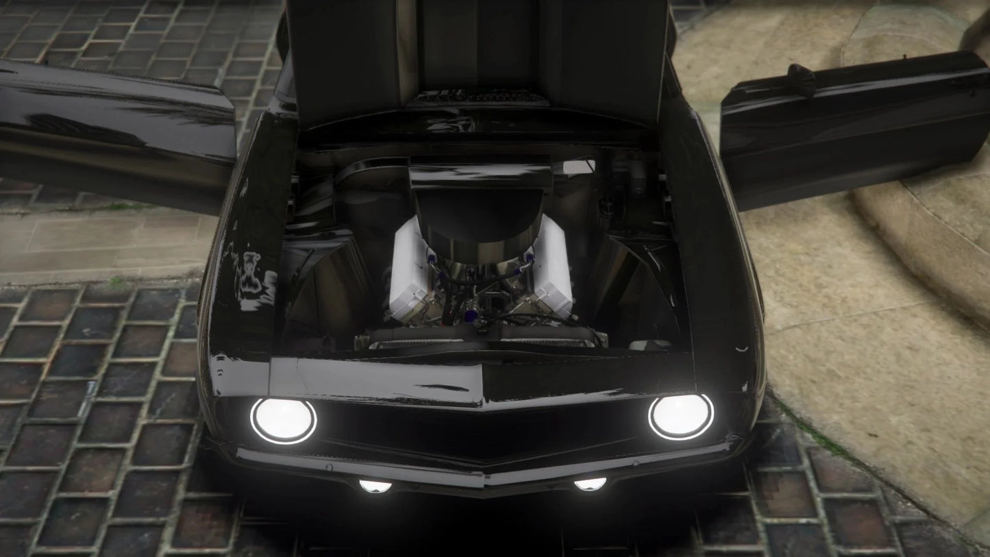 (Debadged) Customs 1969 Camaro SS Nascar V8 | Freebo