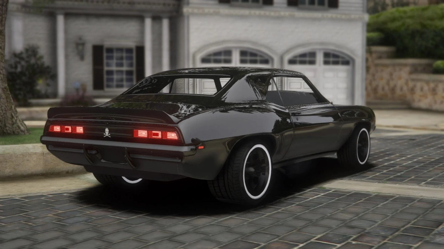 (Debadged) Customs 1969 Camaro SS Nascar V8 | Freebo