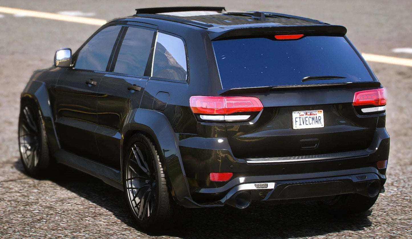 (Debadged) Custom 2023 Jeep Grand Cherokee "Rhino_srt8" Replica | 4K Customs