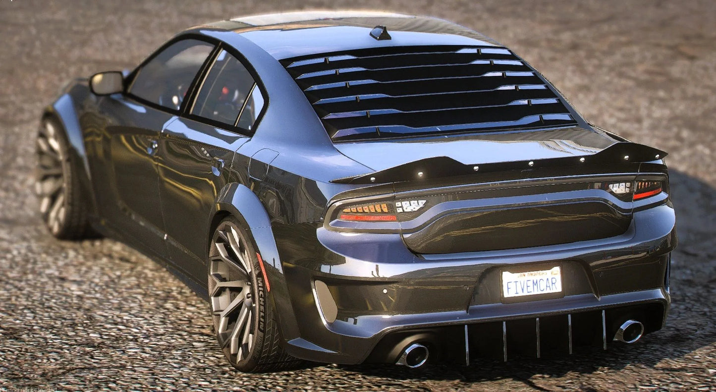 (Debadged) Custom Dodge Charger Hellcat Widebody on Amanis (5 Liveries) | Mopar Mak