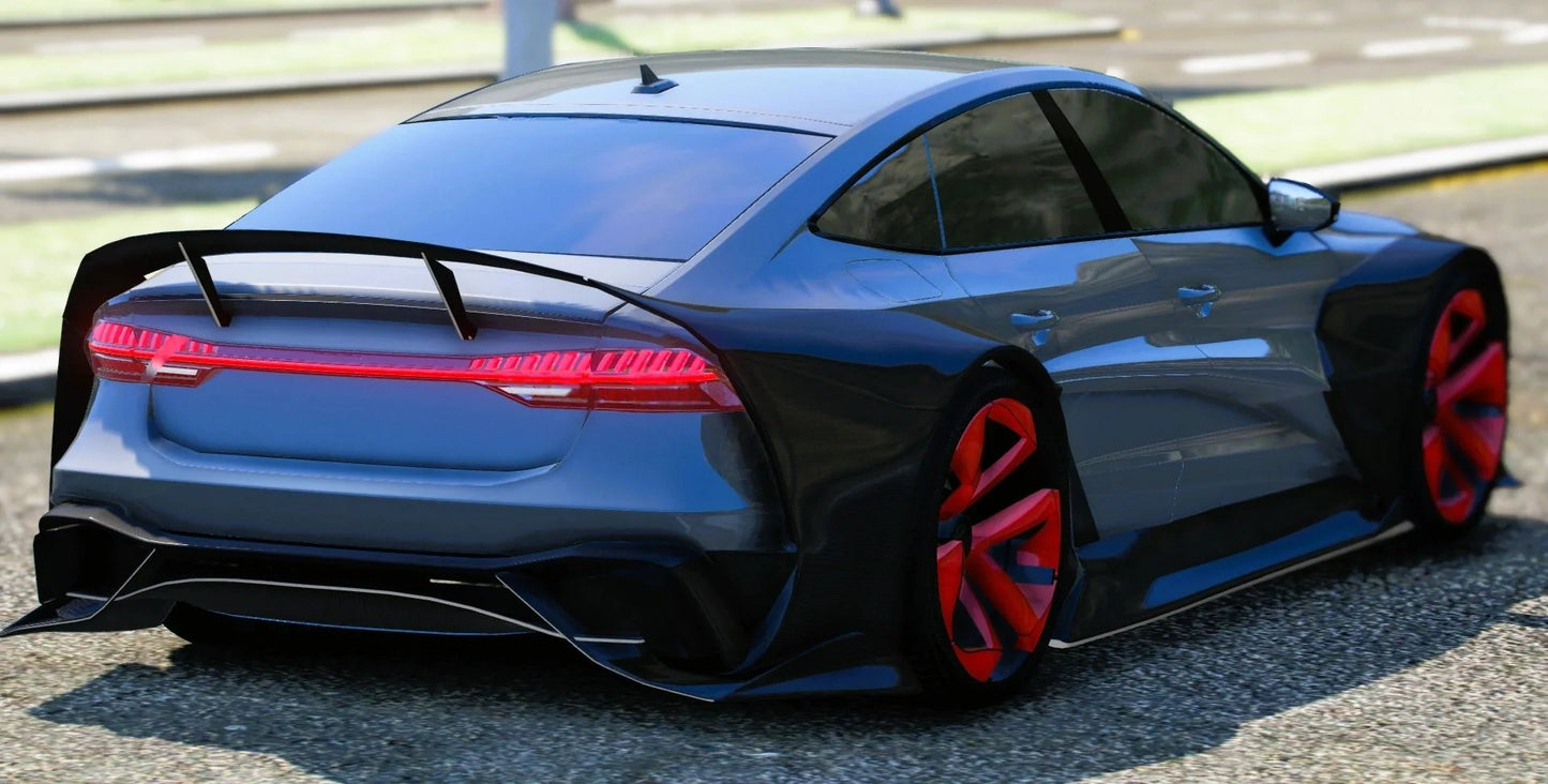 (Debadged) Audi RS7 (C8) Sportback by Maxton Design | HarvinoiiD
