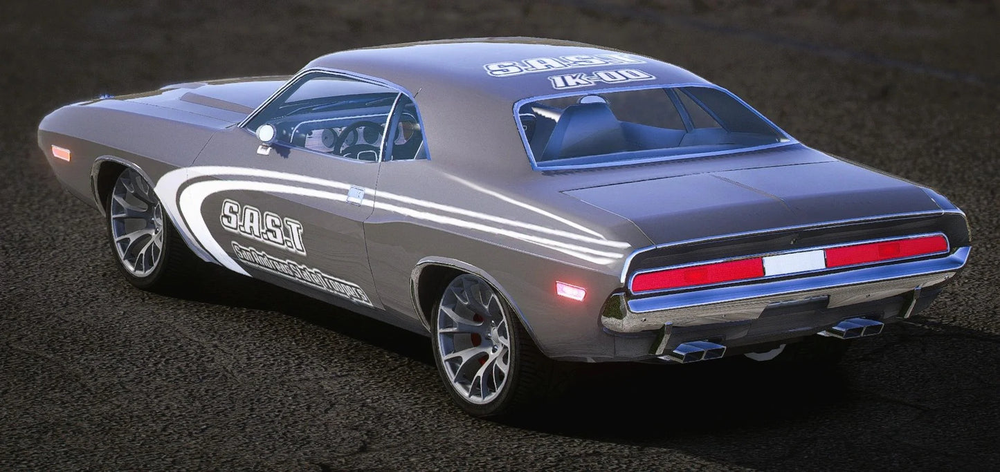 (Debadged) Dodge Challenger 1970 Police | Leo